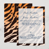 タイガーストライプズ 招待状 (正面/裏面)