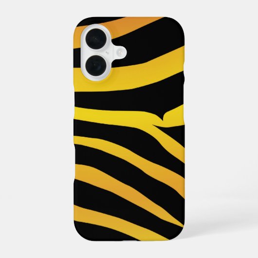 タイガーストライプズ iPhone 16ケース (裏面)