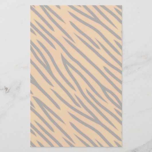 タイガーストライプパターン 便箋 (正面)