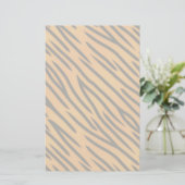 タイガーストライプパターン 便箋 (スタンド正面)