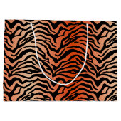 タイガーストライププリント大抱き枕 ラージペーパーバッグ (裏面)