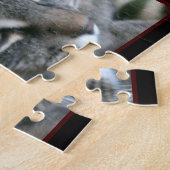 タイガーストライプ子猫ジグソーパズル ジグソーパズル (側面)