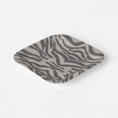 タイガーストライプ紙プレート ペーパープレート (傾斜あり)