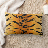 タイガーストライプ腰装飾用クッション ランバークッション (ブランケット)