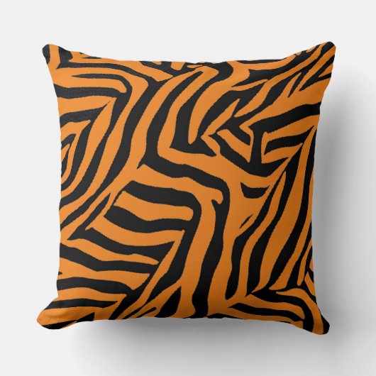 タイガーストライプ装飾用クッション クッション (正面)