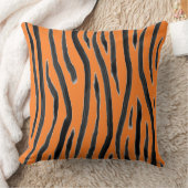 タイガーストライプ装飾用クッション クッション (ブランケット)
