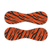 タイガーストリップベースボールブラックデザイン2 野球ボール (パネル)