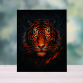 タイガーストーム – 激しいエネルギーを放つ アクリルサイン (ニュートラル)