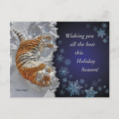 タイガースノーエンジェルホリデーポストカード シーズンポストカード (正面)