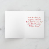 タイガースノー秋ホリデーカード シーズンカード (内部)