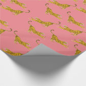 タイガースパターン ラッピングペーパー (角)