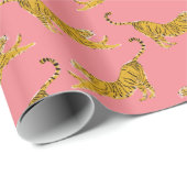 タイガースパターン ラッピングペーパー (ロールコーナー)