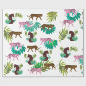 タイガースパターン ラッピングペーパー (フラット)