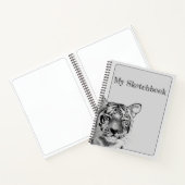 タイガースピリットアニマルオリジナルアート ノートブック (内部)