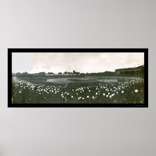 タイガースワールドシリーズ写真1907 ポスター (正面)