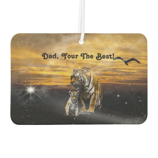 タイガース父の日の空気清浄機 カーエアーフレッシュナー (裏面)