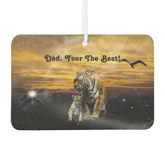 タイガース父の日の空気清浄機 カーエアーフレッシュナー (正面)