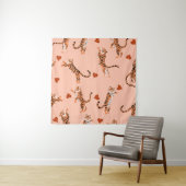 タイガース紅葉:ヴィンテージジャンプのパターン タペストリー (インサイチュ)