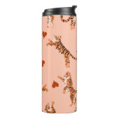 タイガース紅葉:ヴィンテージジャンプのパターン タンブラー (回転左)