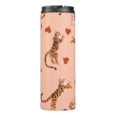 タイガース紅葉:ヴィンテージジャンプのパターン タンブラー (裏面)