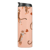 タイガース紅葉:ヴィンテージジャンプのパターン タンブラー (回転右)