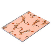 タイガース紅葉:ヴィンテージジャンプのパターン ノートブック (左側)