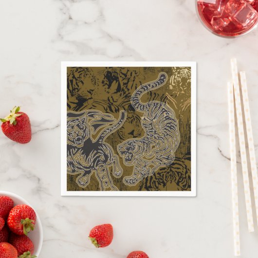 タイガース紙ナプキン スタンダードカクテルナプキン (インサイチュ)