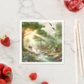 タイガース自然風景 スタンダードカクテルナプキン (インサイチュ)