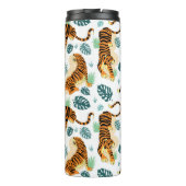 タイガース葉トロピカルヴィンテージイラストレーション。 タンブラー (裏面)