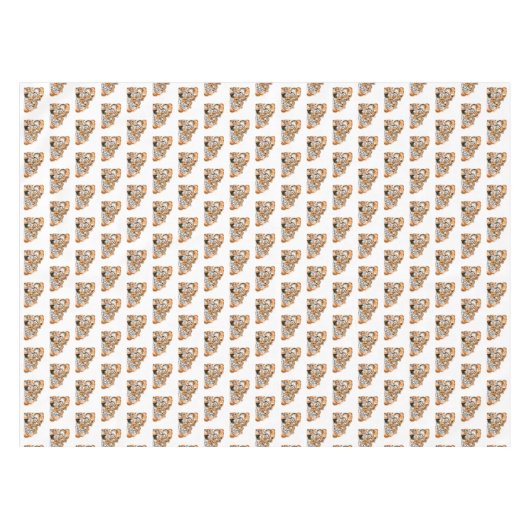 タイガース –  テーブルクロス (正面(横))