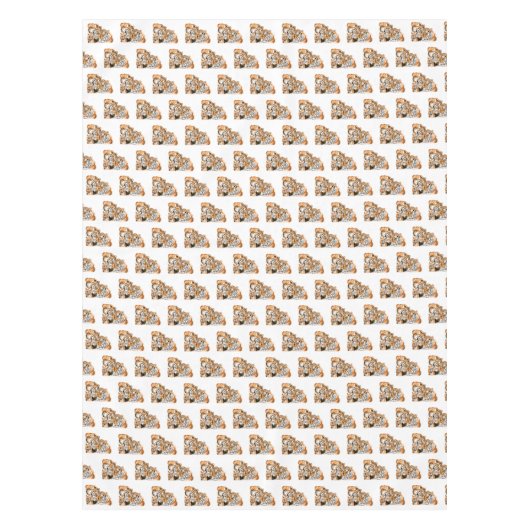 タイガース –  テーブルクロス (正面)