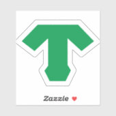 タイガースTビニールステッカー シール (シート)