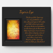 タイガーズアイクリスタルフェアリー フォトプラーク (正面)