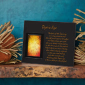 タイガーズアイクリスタルフェアリー フォトプラーク (側面)