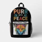 タイガーズバグパック プリントバックパック (正面)