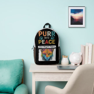 タイガーズバグパック プリントバックパック