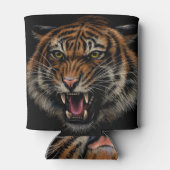 タイガーズロール:ビビビッドジャングルポートレート 缶クーラー (裏面)