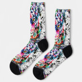 タイガーソックス |トラカラフルガーヘッドソックス ソックス (左)