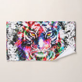 タイガータオル | カラフルスケッチ | 抽象芸術 バスタオルセット (ハンドタオル)