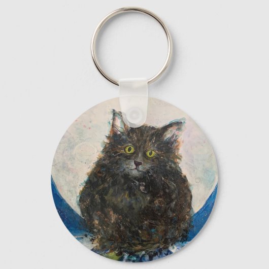 タイガータブビーキャットムーンナイトマウレエンジラード キーホルダー (正面)