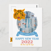 タイガータマーズユニオンハッピーニューイヤー2022 ポストカード (正面/裏面)