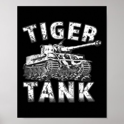 タイガータンク歴史世界大戦2第2次世界大戦ドイツ風パンズ ポスター (正面)