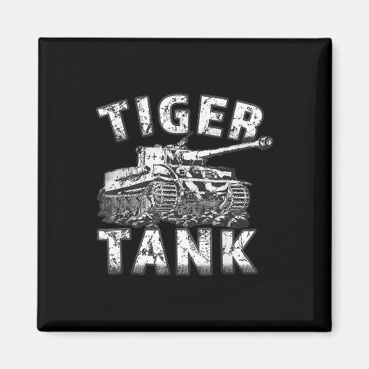 タイガータンク歴史世界大戦2第2次世界大戦ドイツ風パンズ マグネット (正面)
