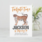 タイガーテールゲート誕生日招待状 招待状 (スタンド正面)
