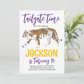 タイガーテールゲート誕生日招待状 招待状 (スタンド正面)