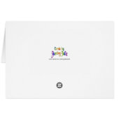 タイガーデザインパーソナライズされた6番目の誕生日カード (裏面横)