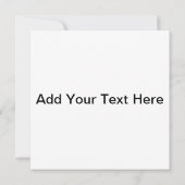 タイガーデザイン誕生日招待状 招待状 (裏面)