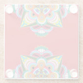 タイガードラゴンマンダラガラスコースター ガラスコースター (裏面)