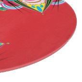 タイガードラゴンマンダラガラス切り板 カッティングボード (角)