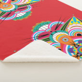 タイガードラゴンマンダラスモールシャーパブランケット シェルパブランケット (3/4)